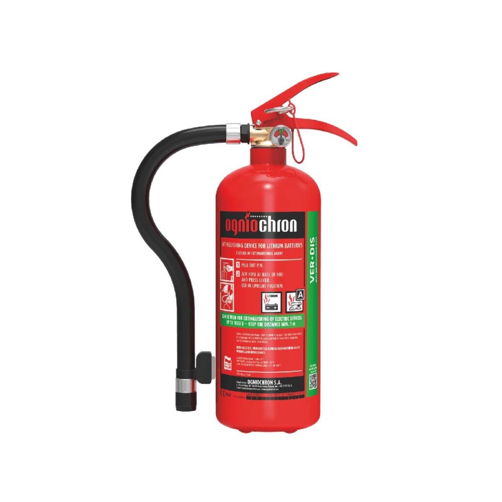 Extinguisher For Lithium Batteries 2l Alve 